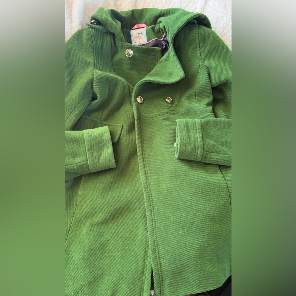 Tommy Girl Green Peacoat